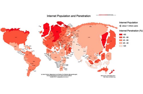El mapa de los penes y otros mapas del mundo que te sorprenderán!